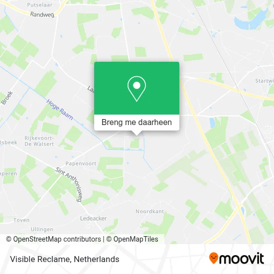Visible Reclame kaart