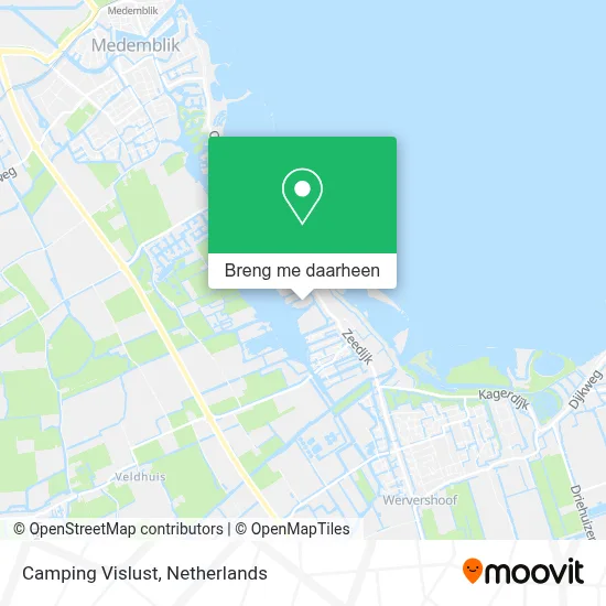 Camping Vislust kaart
