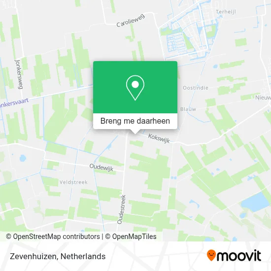 Zevenhuizen kaart