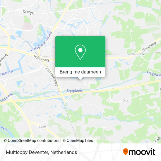 Multicopy Deventer kaart