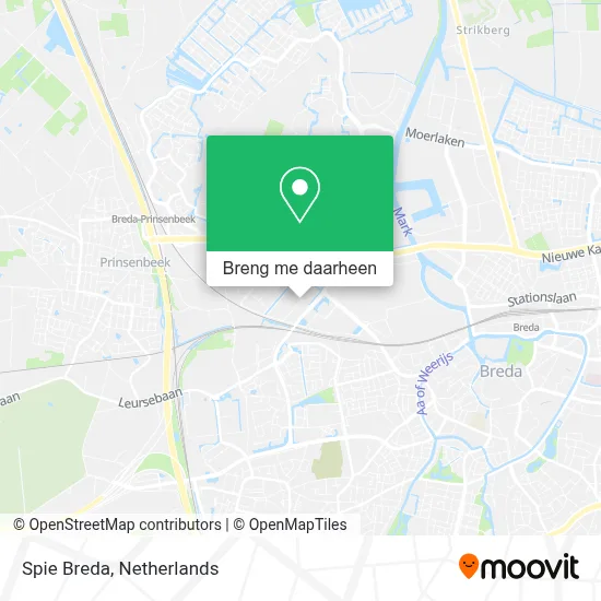 Spie Breda kaart