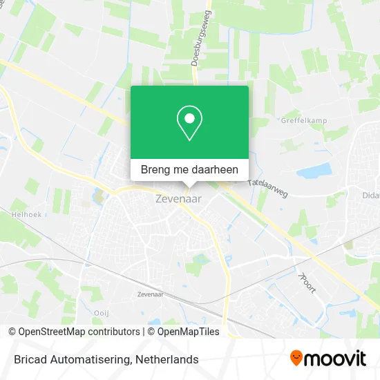 Bricad Automatisering kaart