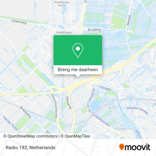 Radio 182 kaart