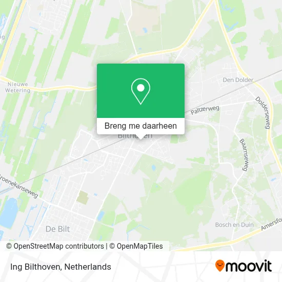 Ing Bilthoven kaart