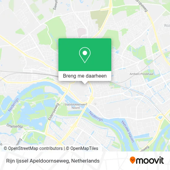 Rijn Ijssel Apeldoornseweg kaart