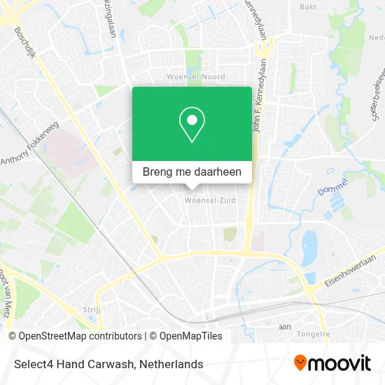 Select4 Hand Carwash kaart