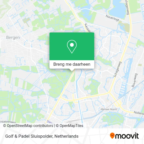 Golf & Padel Sluispolder kaart