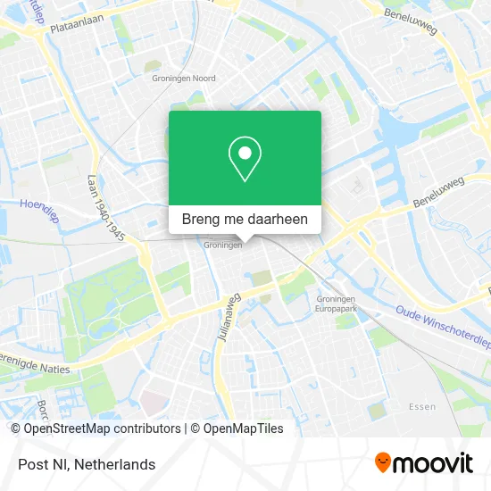 Post Nl kaart