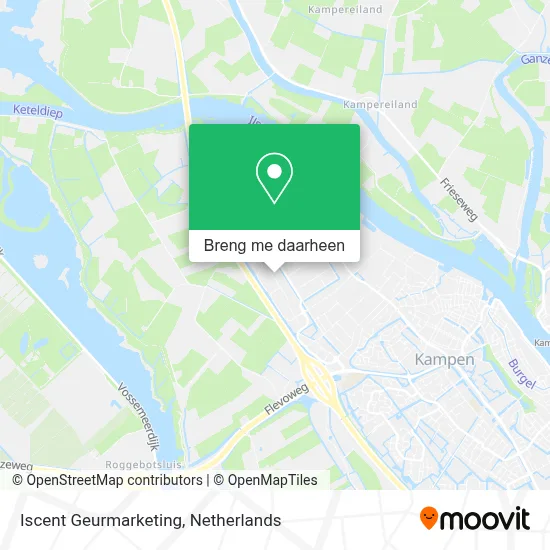 Iscent Geurmarketing kaart