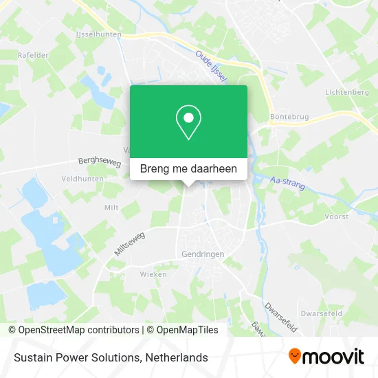 Sustain Power Solutions kaart
