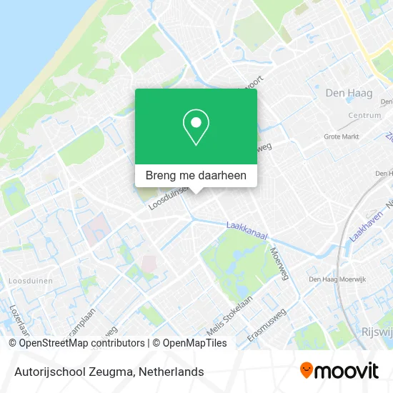 Autorijschool Zeugma kaart