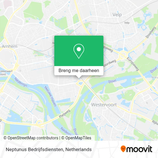 Neptunus Bedrijfsdiensten kaart