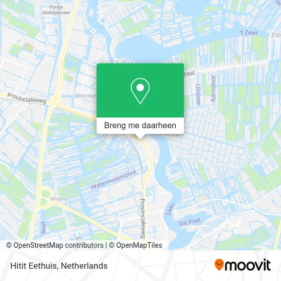 Hitit Eethuis kaart