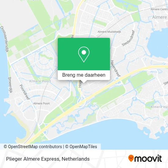 Plieger Almere Express kaart