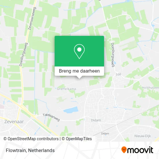 Flowtrain kaart