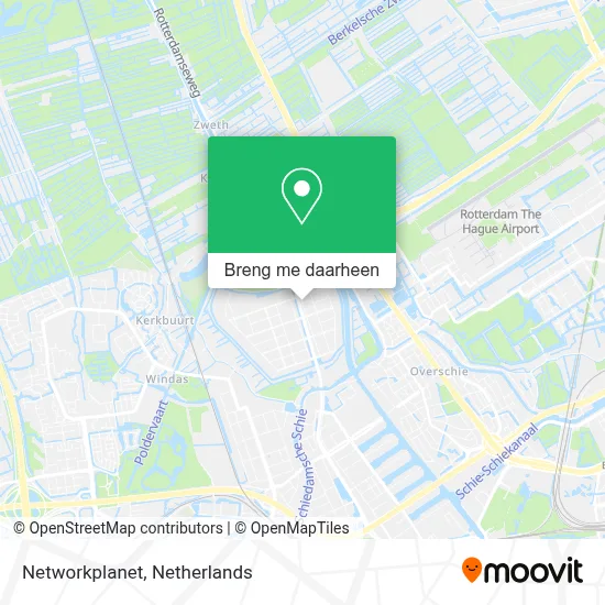 Networkplanet kaart