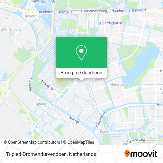 Tripled-Dromendurvendoen kaart