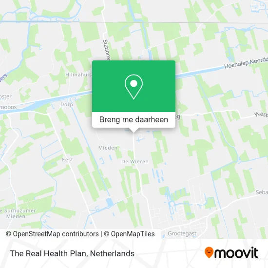 The Real Health Plan kaart