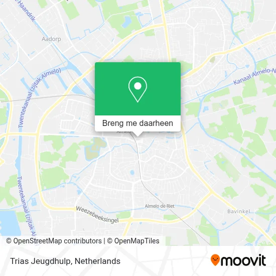 Trias Jeugdhulp kaart