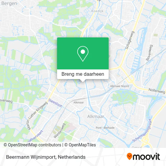 Beermann Wijnimport kaart