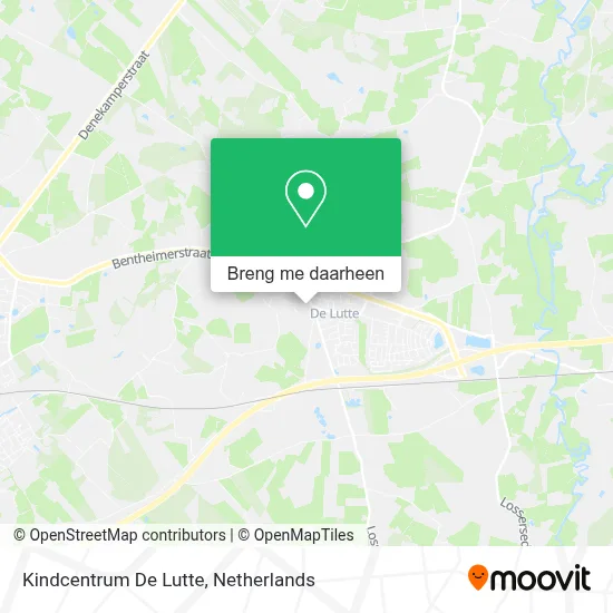 Kindcentrum De Lutte kaart