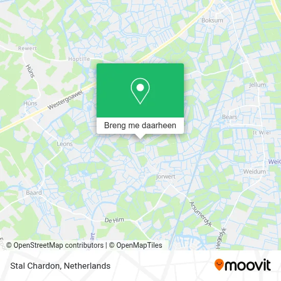 Stal Chardon kaart
