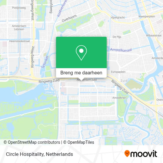 Circle Hospitality kaart