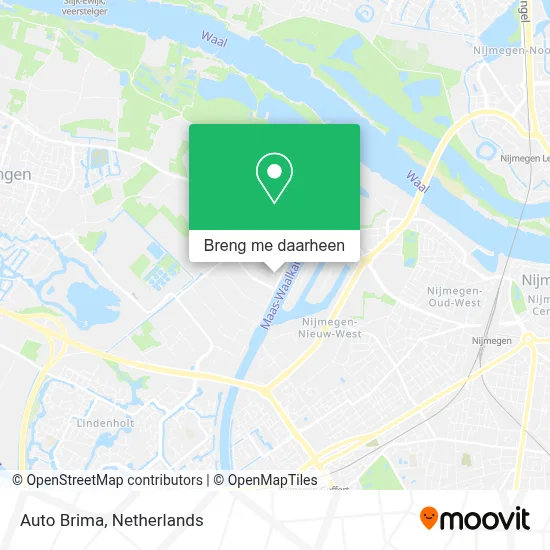 Auto Brima kaart