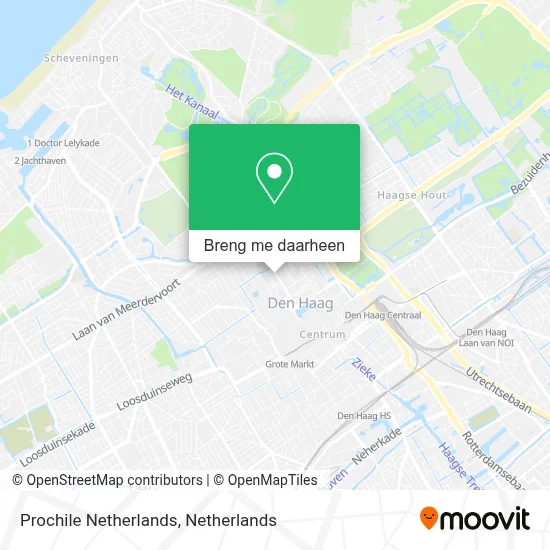Prochile Netherlands kaart