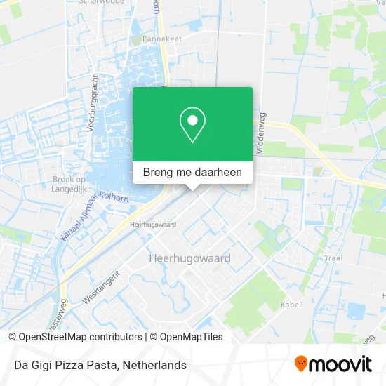 Da Gigi Pizza Pasta kaart