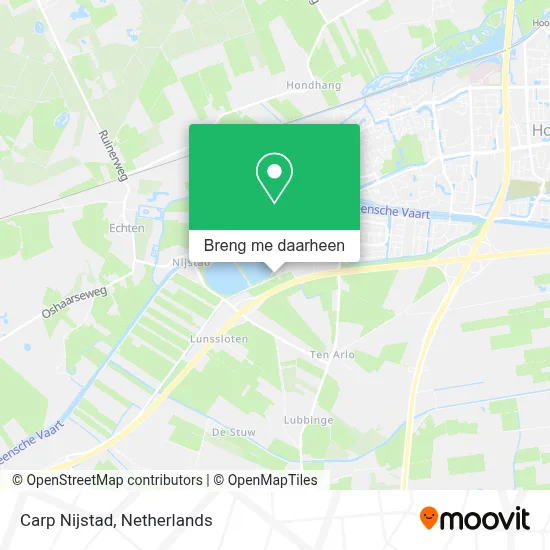 Carp Nijstad kaart