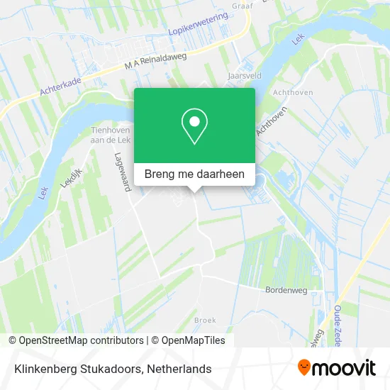 Klinkenberg Stukadoors kaart