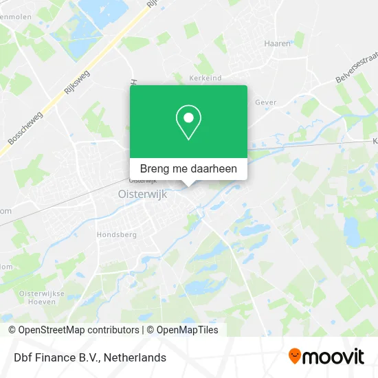 Dbf Finance B.V. kaart