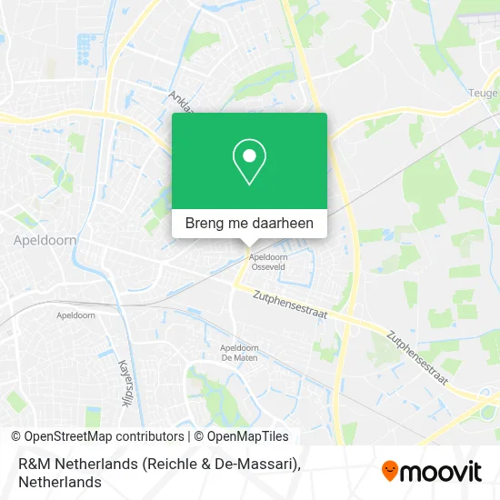 R&M Netherlands (Reichle & De-Massari) kaart