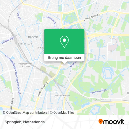 Springlab kaart