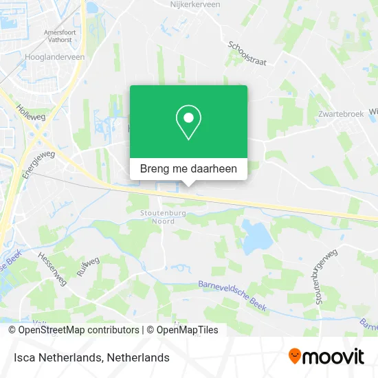 Isca Netherlands kaart