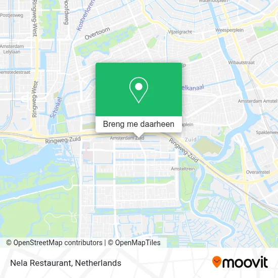 Nela Restaurant kaart