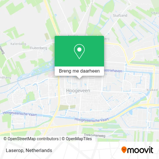 Laserop kaart