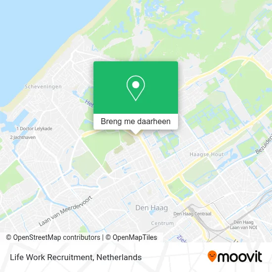 Life Work Recruitment kaart