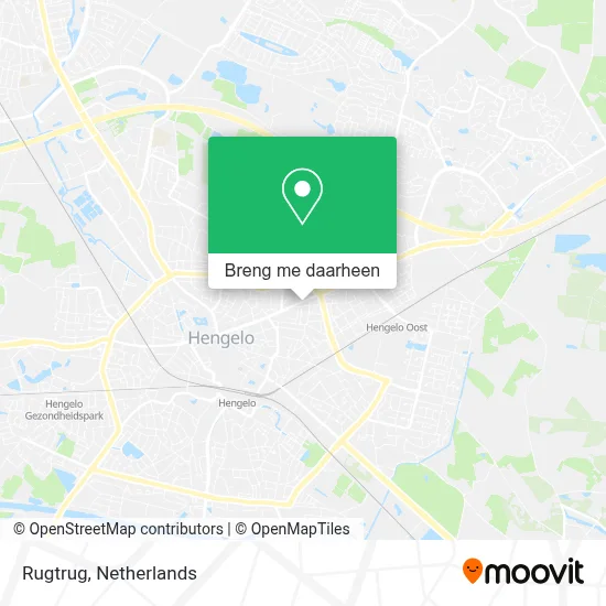Rugtrug kaart