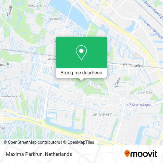 Maxima Parkrun kaart