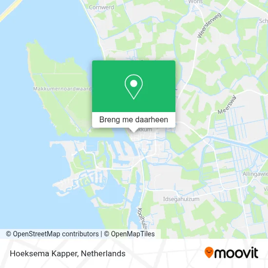 Hoeksema Kapper kaart