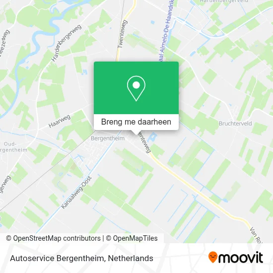 Autoservice Bergentheim kaart