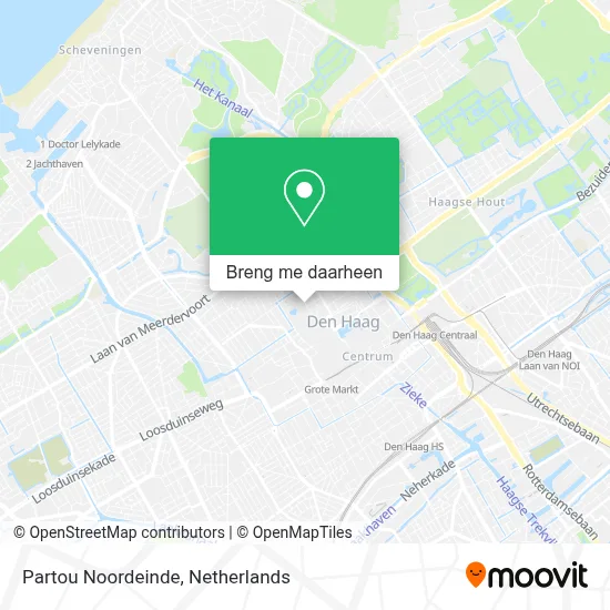Partou Noordeinde kaart