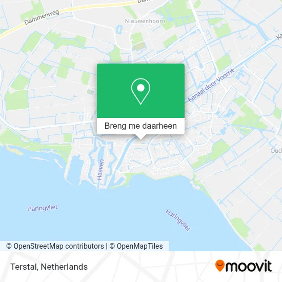 Terstal kaart