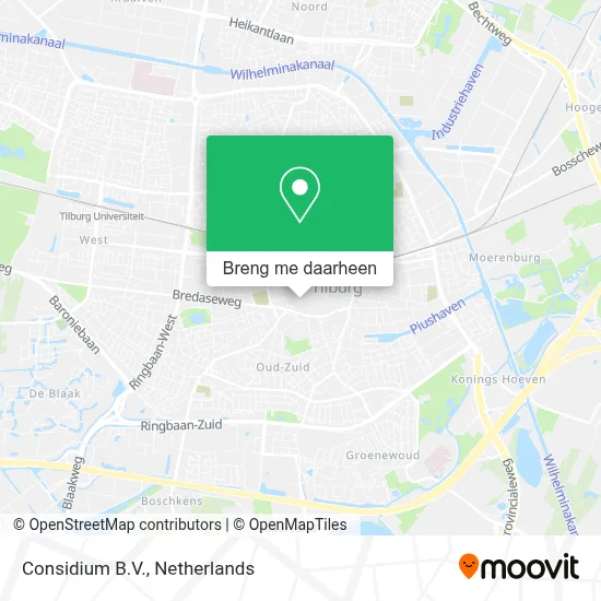 Considium B.V. kaart