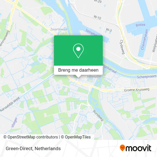 Green-Direct kaart
