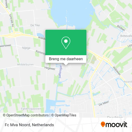Fc Mva Noord kaart