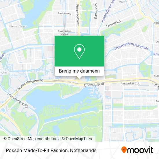 Possen Made-To-Fit Fashion kaart