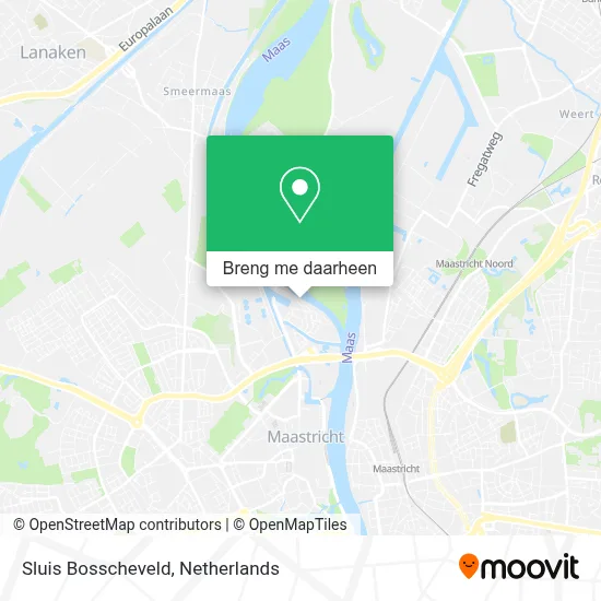 Sluis Bosscheveld kaart